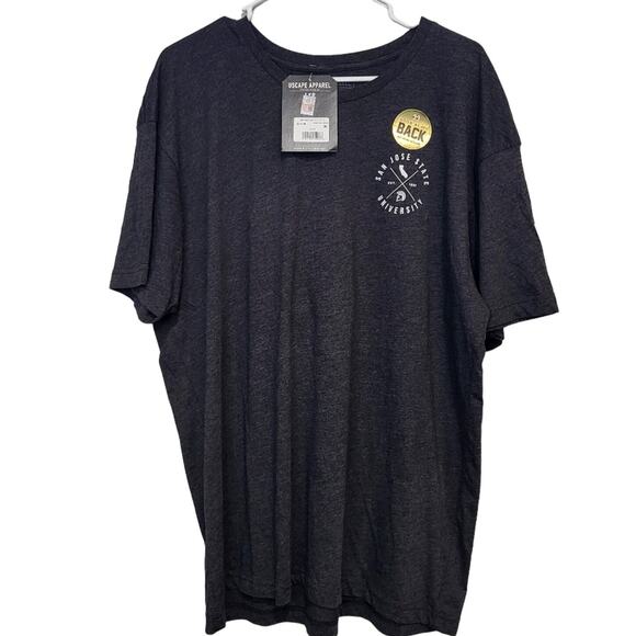 NEW SJSU SAN JOSE STATE UNIVERSITY USCAPE GREY T-SHIRT - M - Picture 1 of 4